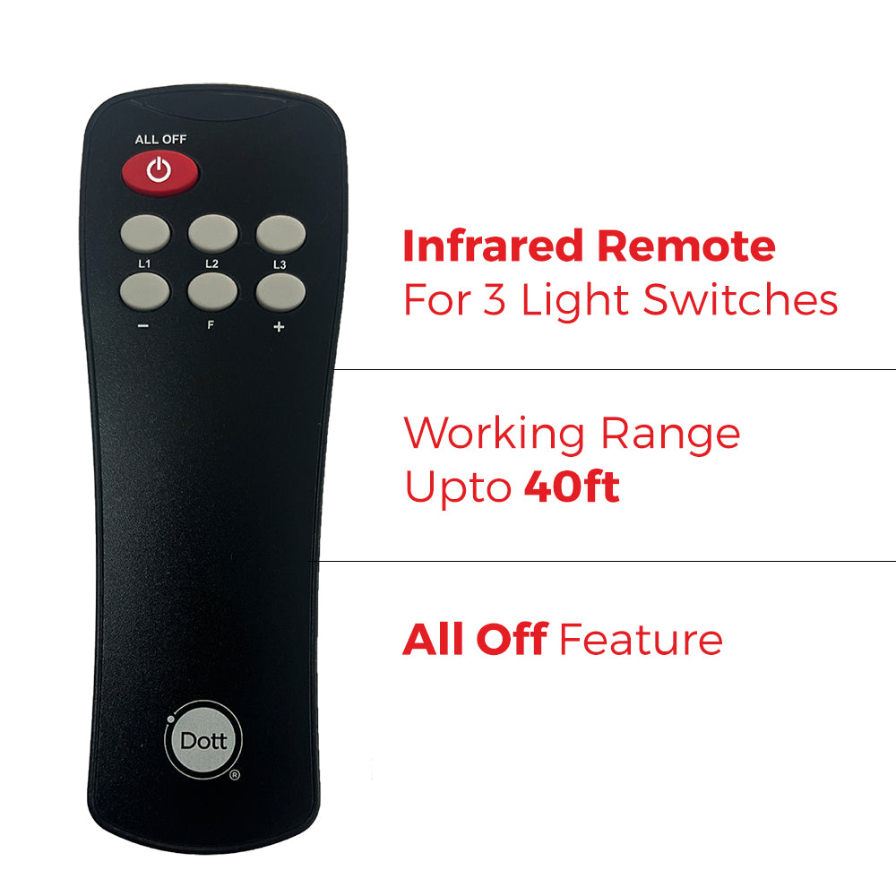 Remote Control for 3 Lights 1 Fan